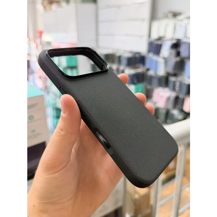 iPhone 17 Pro - 18 Pro Magsafe Uyumlu Mikrovoven Dokuma Kılıf