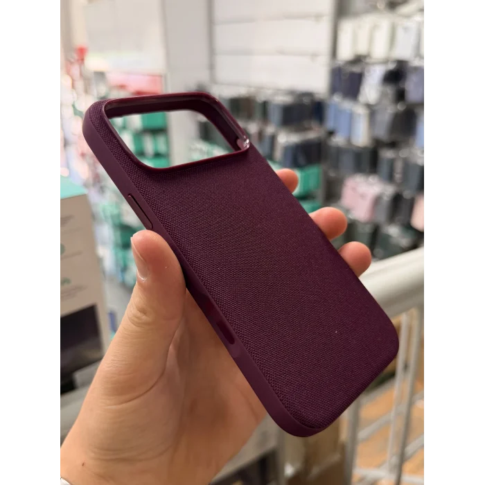 iPhone 17 Pro - 18 Pro Magsafe Uyumlu Mikrovoven Dokuma Kılıf
