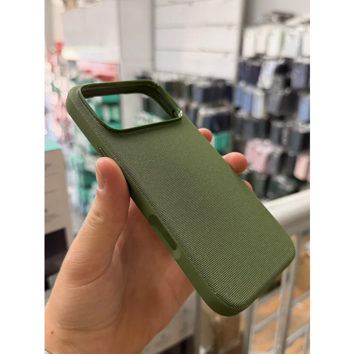 iPhone 17 Pro - 18 Pro Magsafe Uyumlu Mikrovoven Dokuma Kılıf