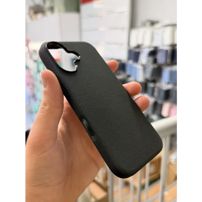 iPhone 17 Magsafe Uyumlu Mikrovoven Dokuma Kılıf