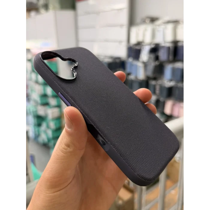 iPhone 17 Magsafe Uyumlu Mikrovoven Dokuma Kılıf