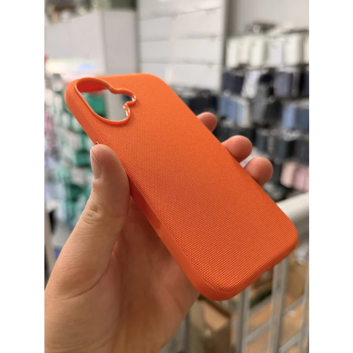 iPhone 17 Magsafe Uyumlu Mikrovoven Dokuma Kılıf