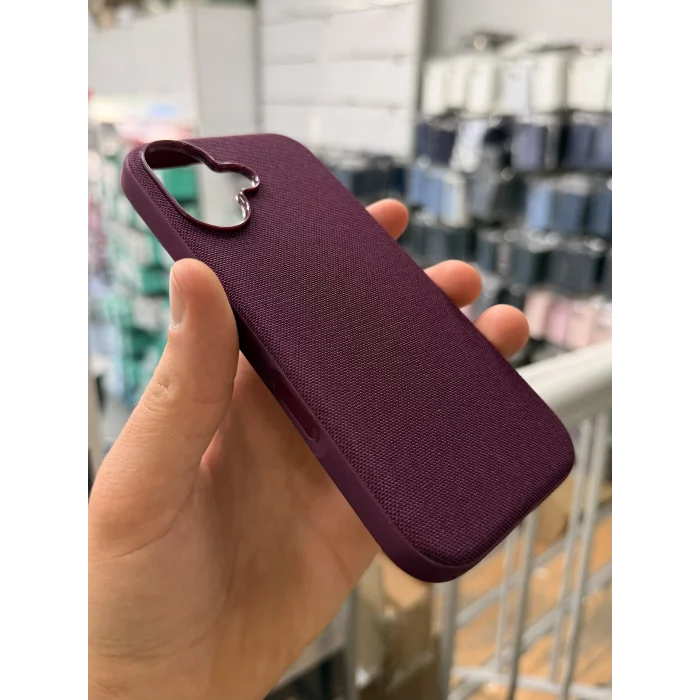 iPhone 17 Magsafe Uyumlu Mikrovoven Dokuma Kılıf