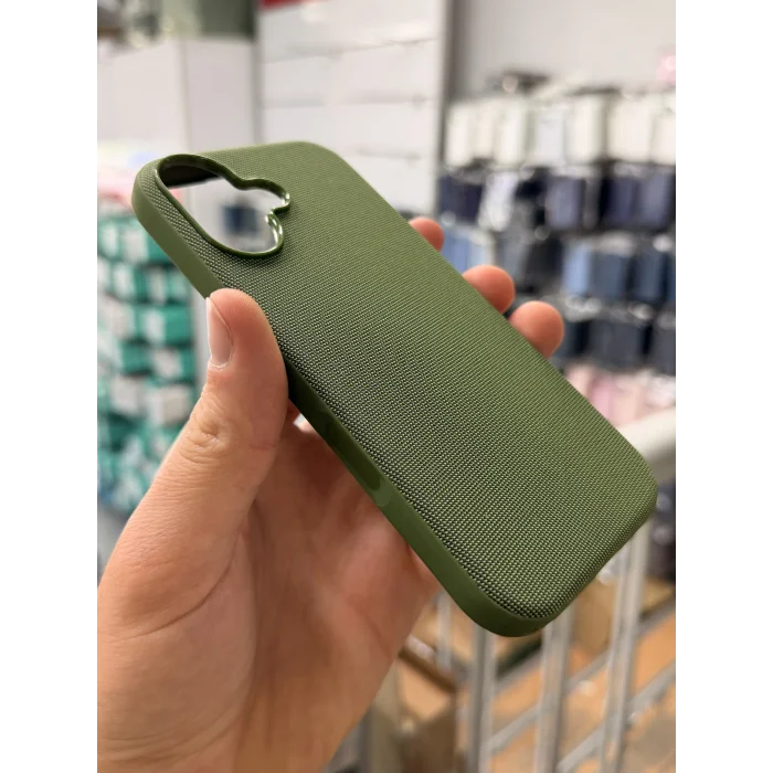 iPhone 17 Magsafe Uyumlu Mikrovoven Dokuma Kılıf