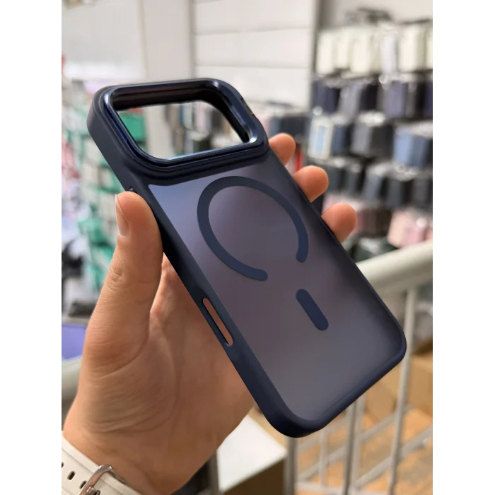 iPhone 18 Pro Max Aras Standlı Mat Buzlu Magsafe Kılıf