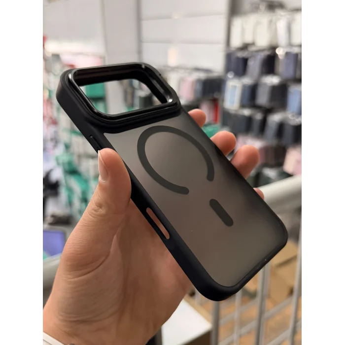iPhone 18 Pro Aras Standlı Mat Buzlu Magsafe Kılıf