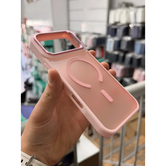 iPhone 18 Pro Aras Standlı Mat Buzlu Magsafe Kılıf