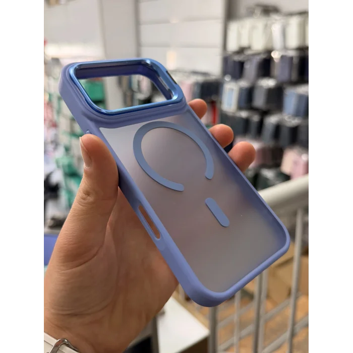 iPhone 18 Pro Aras Standlı Mat Buzlu Magsafe Kılıf