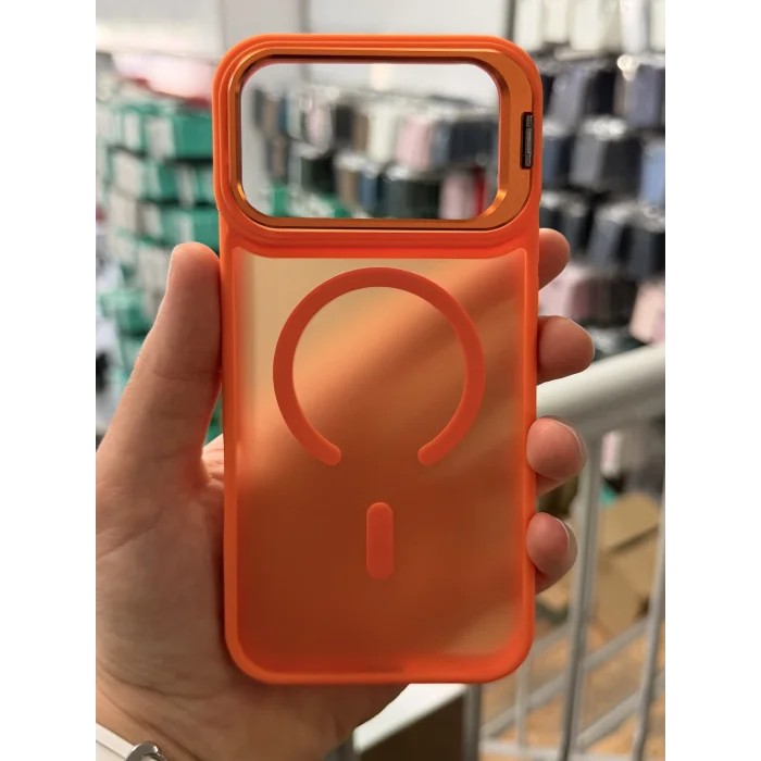 iPhone 18 Pro Aras Standlı Mat Buzlu Magsafe Kılıf