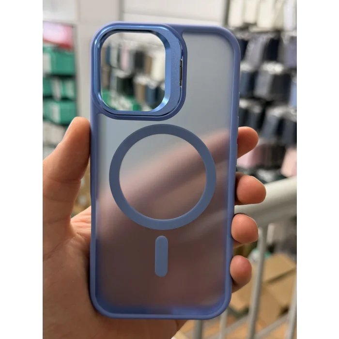 iPhone 16 Aras Standlı Mat Buzlu Magsafe Kılıf