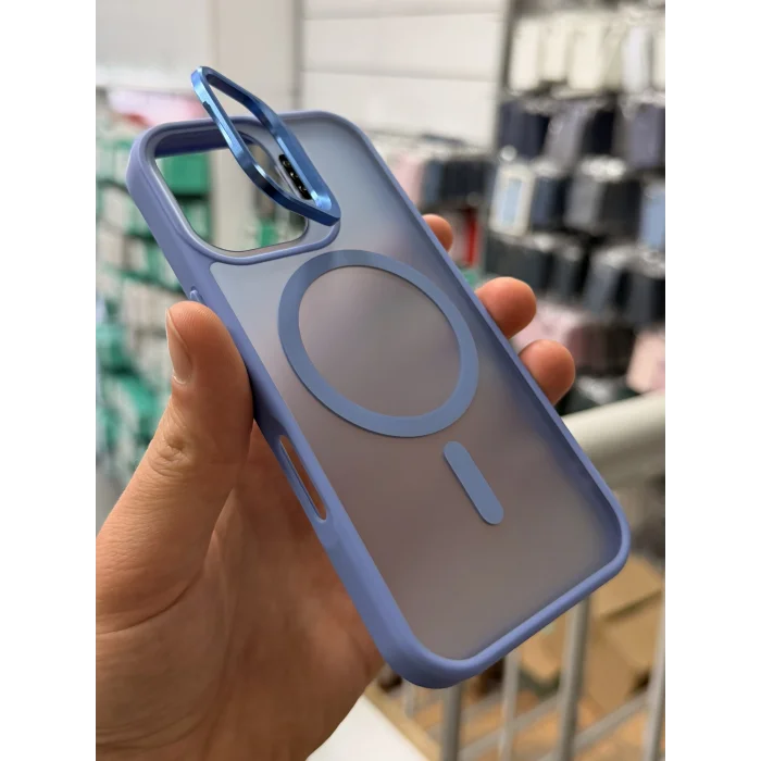 iPhone 16 Aras Standlı Mat Buzlu Magsafe Kılıf