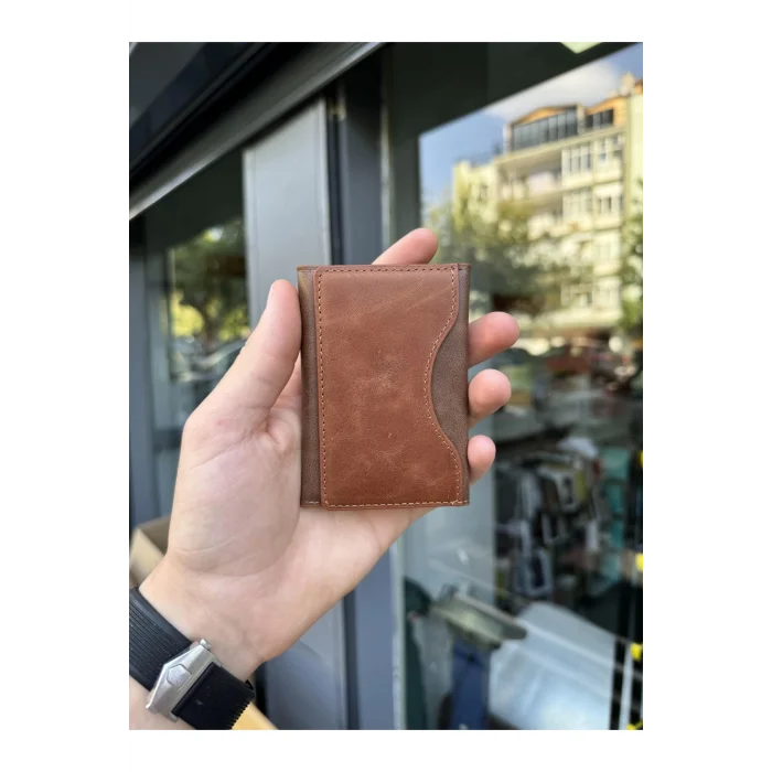 Deri Magsafe Kartlıklı Cüzdan