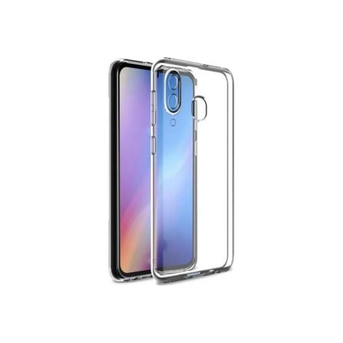 Honor 8C Tıpalı Kamera Korumalı Şeffaf Silikon Kılıf