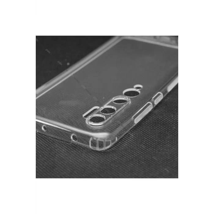 Huawei P30 Lite Şeffaf Tıpalı Kamera Korumalı Silikon Kılıf