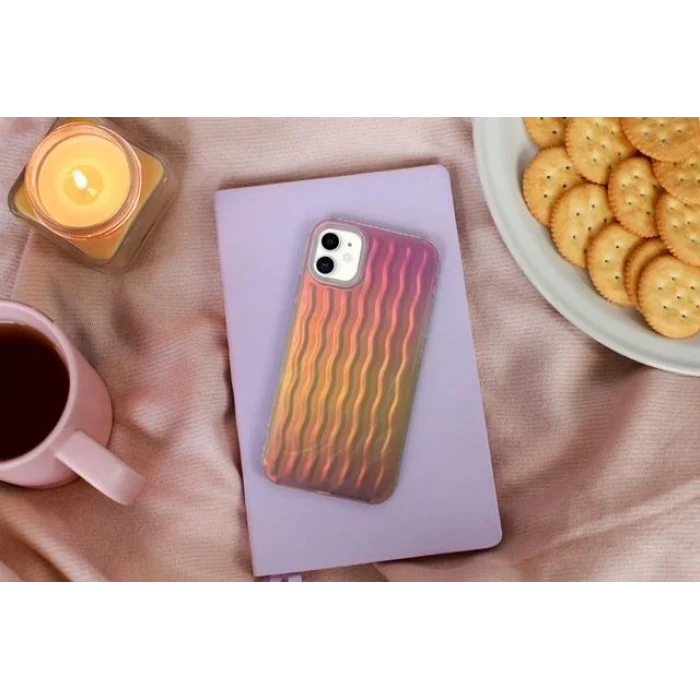 İphone 11 Dalgalı Kabartmalı Silikon Wave Telefon Telefon Kılıfı