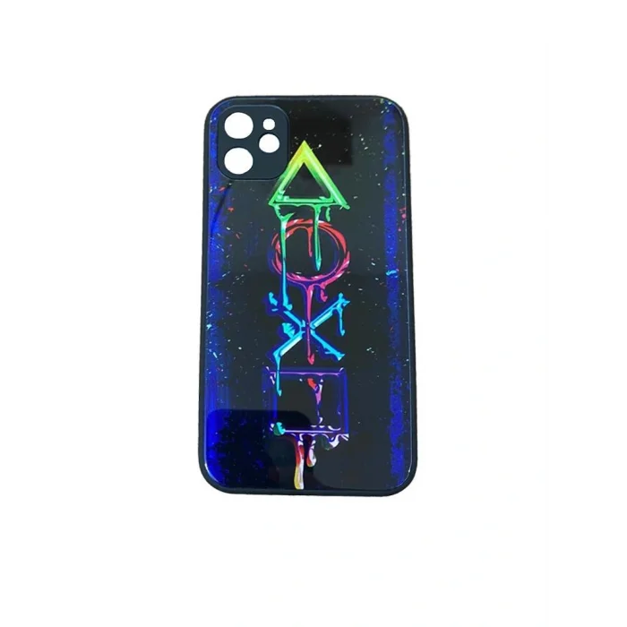 İphone 11 Desenli Cam Telefon Kılıfı