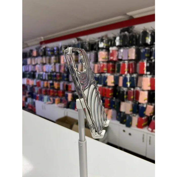 İphone 11 Ripples Krom Detaylı Darbeye Dayanıklı Silikon Kılıf