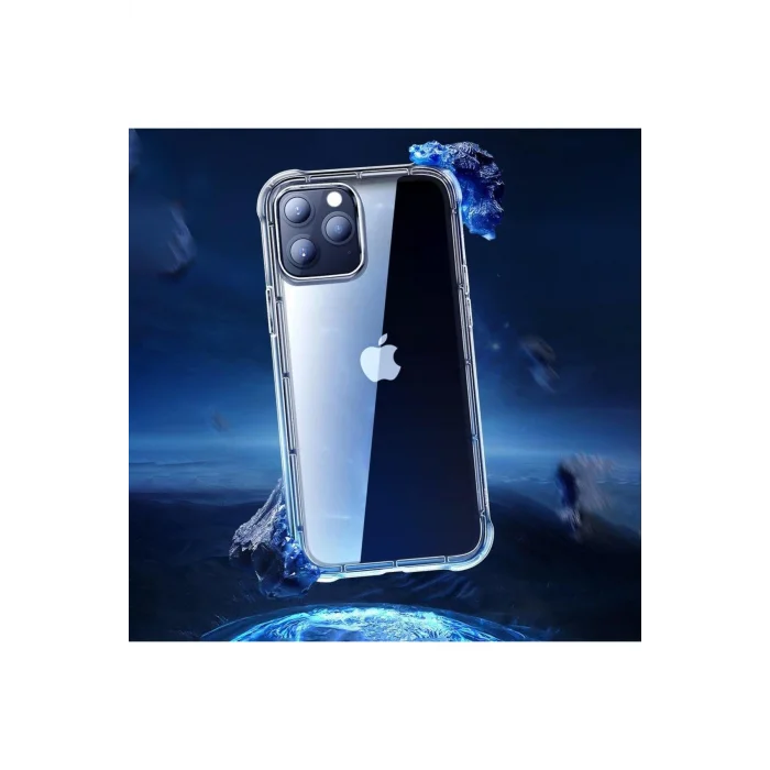 İphone 12 / 12 Pro Crystal Serisi Dayanıklı Sert Silikon Kılıf
