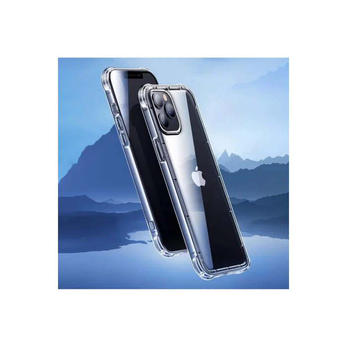 İphone 12 / 12 Pro Crystal Serisi Dayanıklı Sert Silikon Kılıf