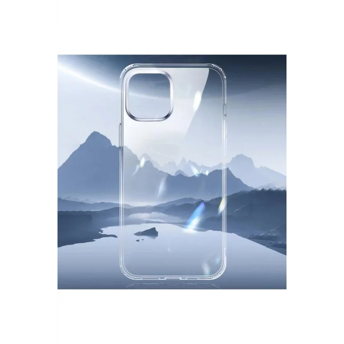 İphone 12 / 12 Pro Transparent Serisi Şeffaf Silikon Cep Telefonu Kılıfı