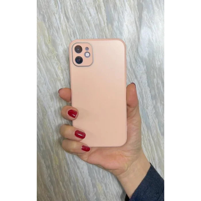 iPhone 12 Pro Mat Elektro Cam Kamera Korumalı Kılıf