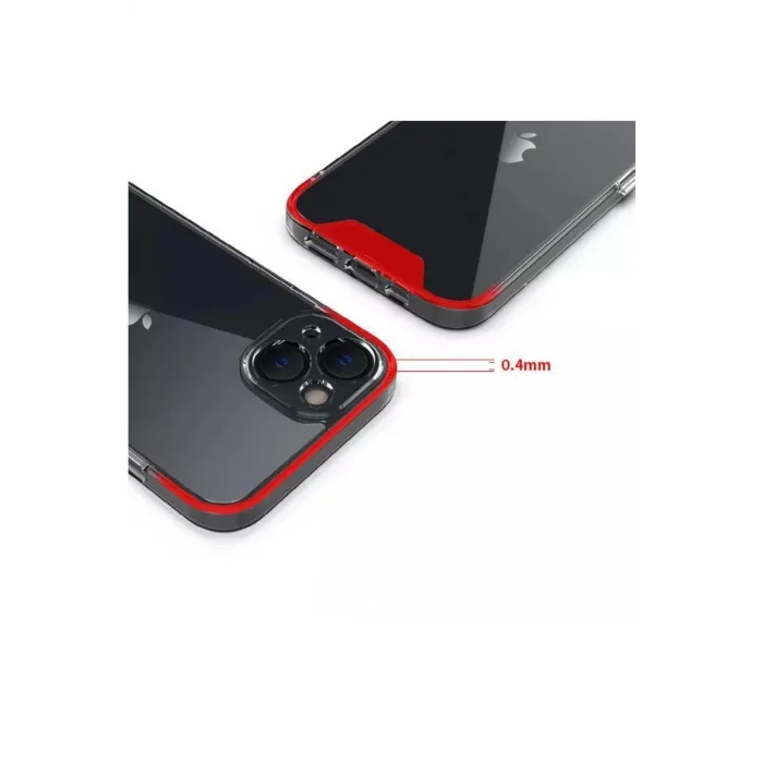 İphone 12 Pro Max Space 2 Şeffaf Kamera Korumalı Cep Telefonu Kılıfı