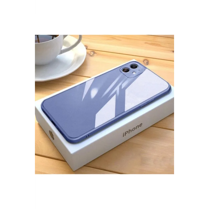 iPhone 12 Pro Parlak Cam Kamera Korumalı Telefon Kılıfı