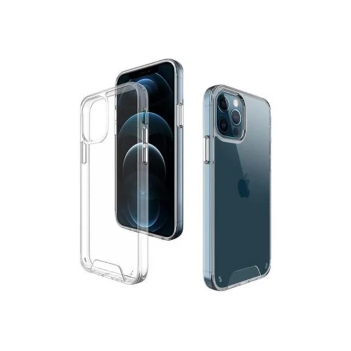 Iphone 12 Pro Premium Space Şeffaf Silikon Kılıf