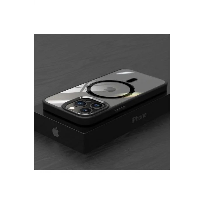 İphone 13 Pro Magsafe Leon Çerçeveli Cep Telefonu Kılıfı