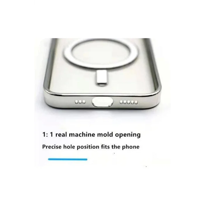 İphone 13 Pro Magsafe Uyumlu Parlak Lazer Telefon Kılıfı