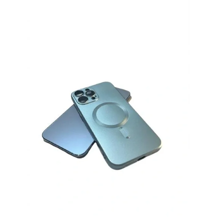İphone 13 Pro Max Metalic Magsafe Silikon Kılıf