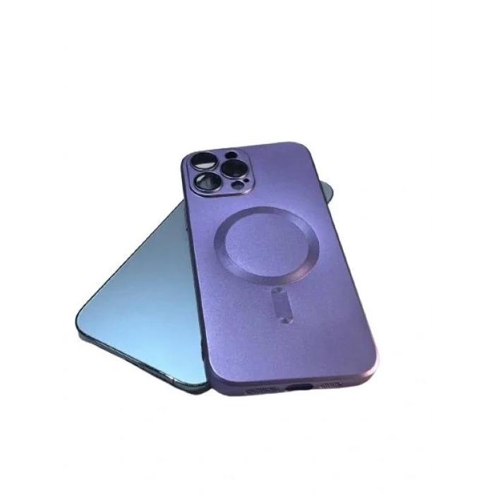 İphone 13 Pro Max Metalic Magsafe Silikon Kılıf