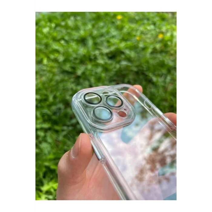 İphone 13 Pro Max Sp Lens Korumalı Silikon Telefon Kılıfı