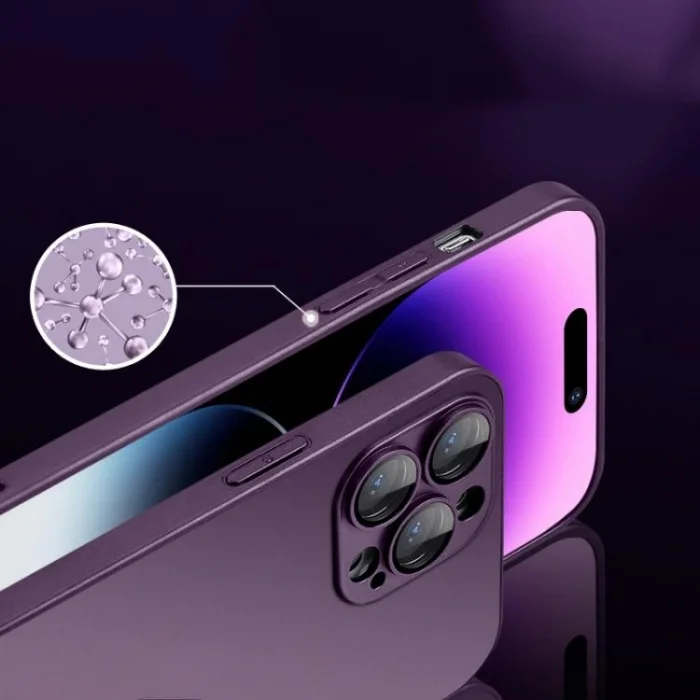 İphone 13 Pro Max Uyumlu Magsafe Ag Glass Buzlu Cep Telefopnu Kılıfı