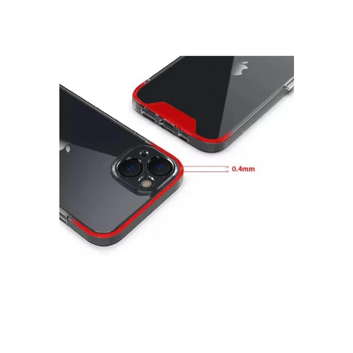 İphone 13 Space 2 Şeffaf Kamera Korumalı Cep Telefonu Kılıfı