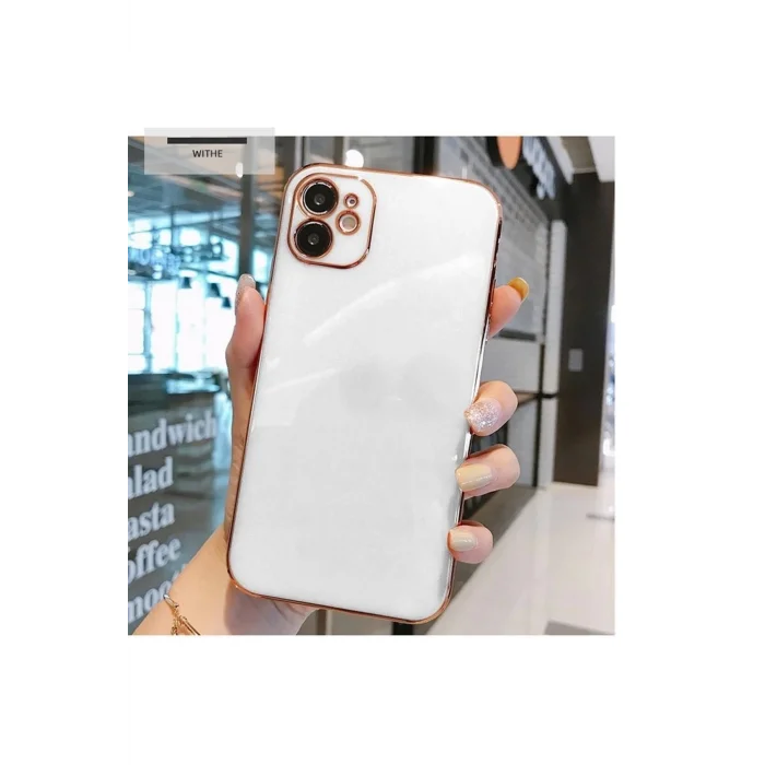 İphone 13 TPU Glossy Yumuşak Kamera Korumalı Cep Telefonu Kılıfı