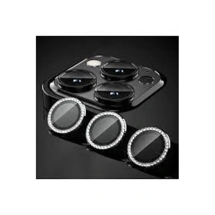 İphone 14-15 Pro -14-15 Pro Max Uyumlu Taşlı Lens Koruma
