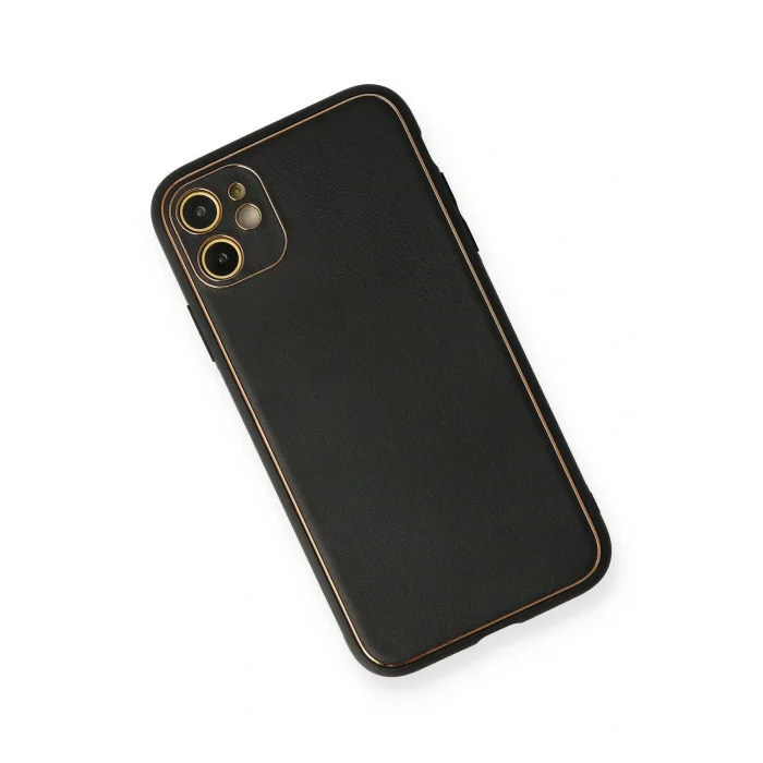 İphone 14 Coco Deri Görünümlü Telefon Kılıfı-Kılıf