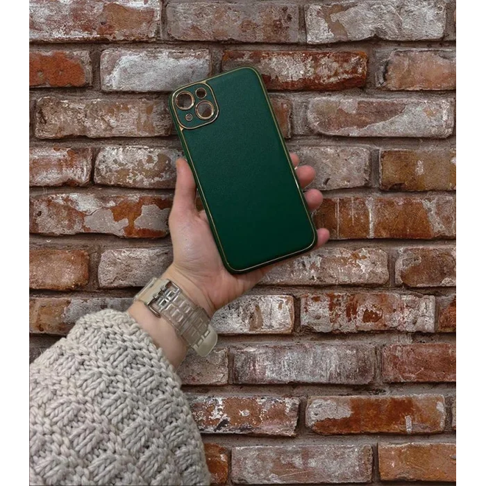 İphone 14 Coco Deri Görünümlü Telefon Kılıfı-Kılıf