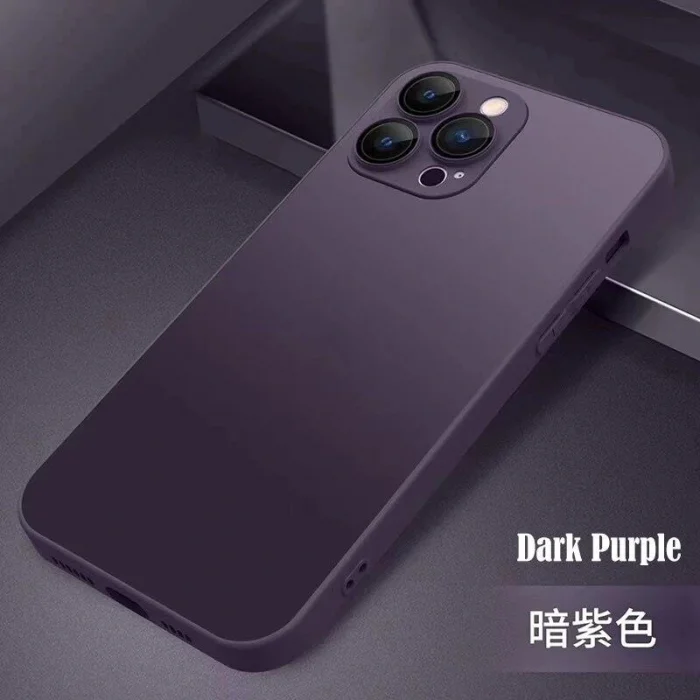 İphone 14 Parlak Cam-Kamera Korumalı Telefon Kılıfı&Kılıf