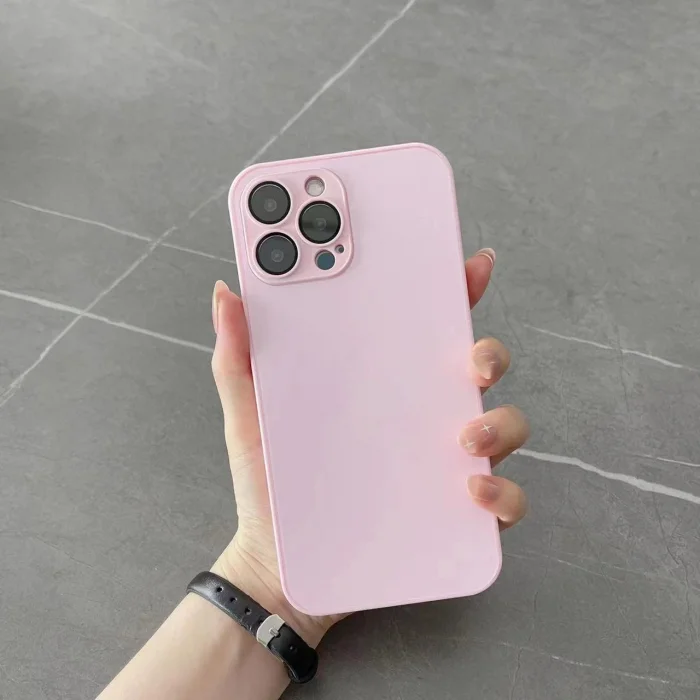 İphone 14 Plus Buzlu Ag Glass Telefon Kılıfı&Kılıf