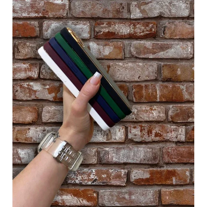 İphone 14 Plus Deri Görünümlü Coco Telefon Kılıfı-Kılıf