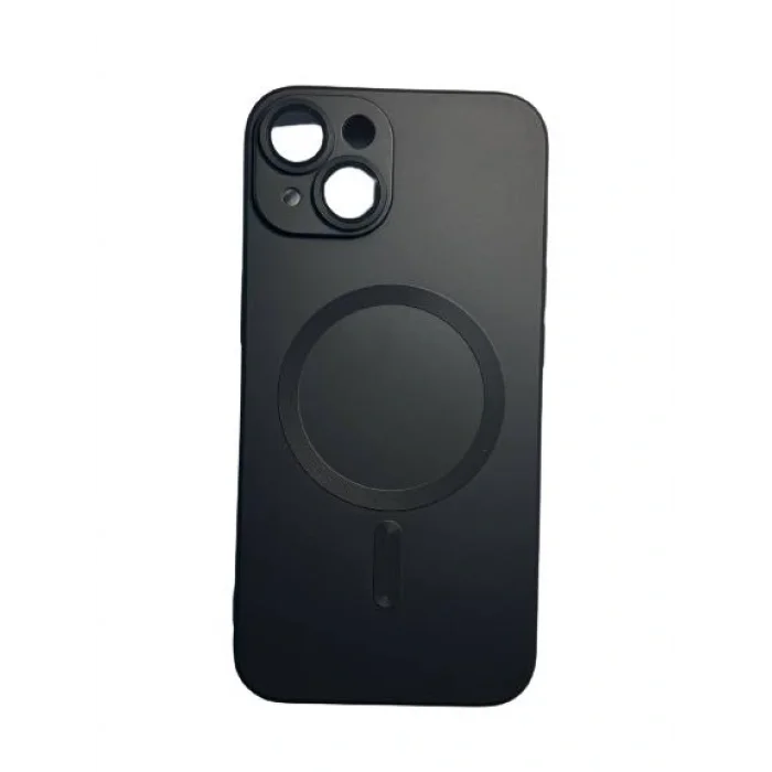 İphone 14 Plus Metalic Magsafe Silikon Kılıf