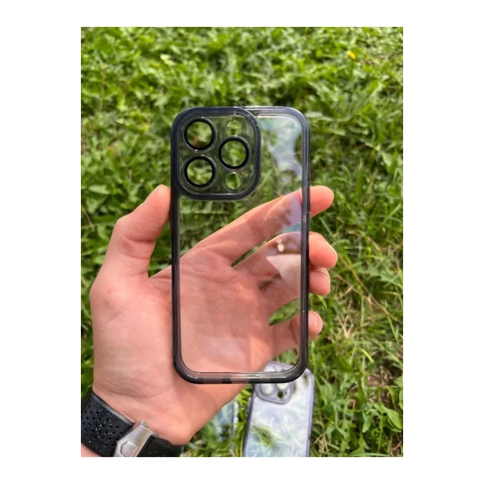 İphone 14 Plus Sp Lens Korumalı Silikon Telefon Kılıfı