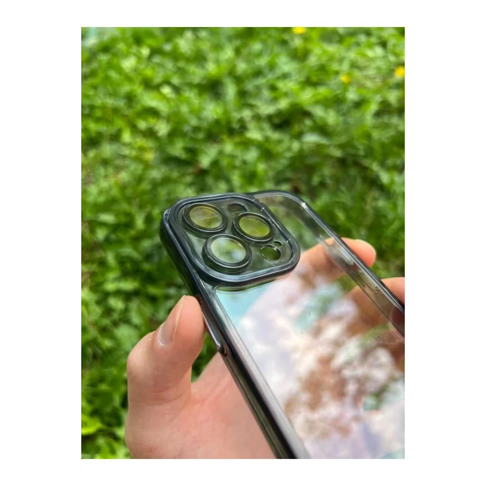İphone 14 Plus Sp Lens Korumalı Silikon Telefon Kılıfı