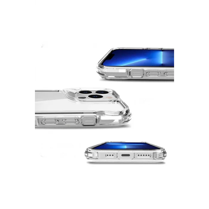 İphone 14 Plus T-Max Şeffaf Silikon Telefon Kılıfı