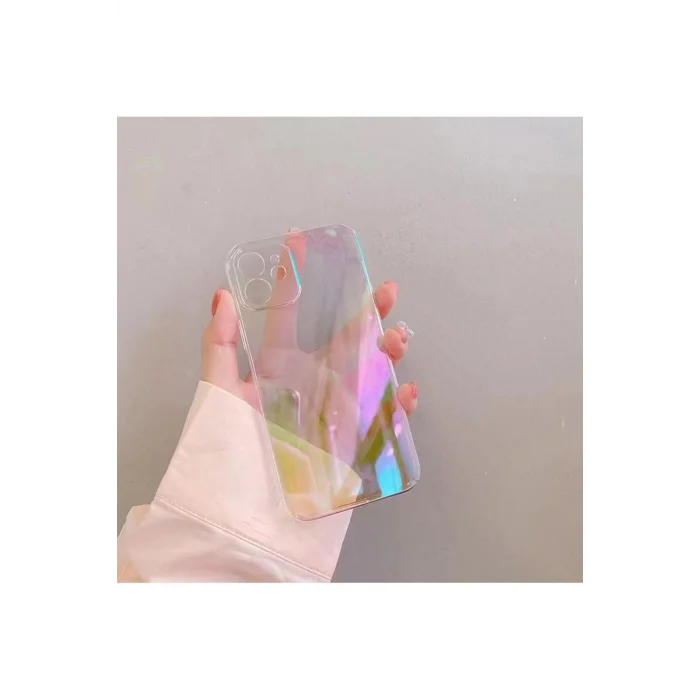 İphone 14 Pro Gökkuşağı Rainbow Kapak