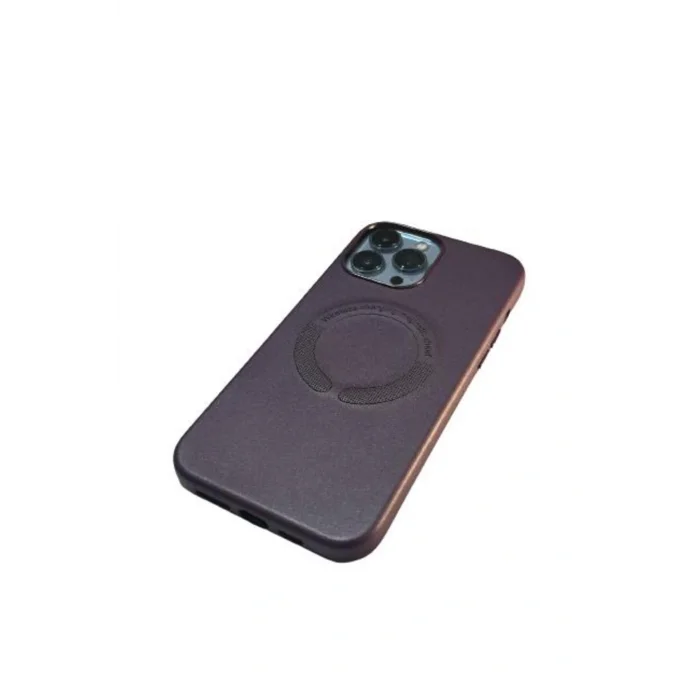 İphone 14 Pro Magsafe Leather Telefon Kılıfı Kılıf