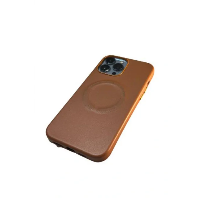 İphone 14 Pro Magsafe Leather Telefon Kılıfı Kılıf