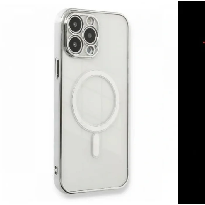 İphone 14 Pro Magsafe Uyumlu Parlak Lazer Telefon Kılıfı